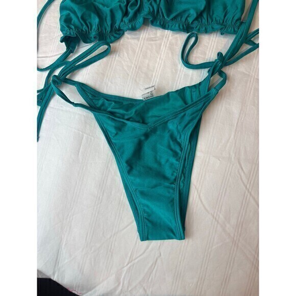 Envya Jade Wraparound Triangle Strappy Details 2 Piece‎ Bikini Set Size M RefN02 - Picture 5 of 7